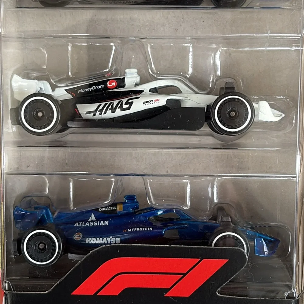 Hot Wheels Formula 1 5-Pack RedBull AMG Petronas BWT Alpine Haas Williams Racing